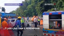 Terekam Kamera! Detik-Detik Kecelakaan Maut di Tol Jakarta-Cikampek KM 58