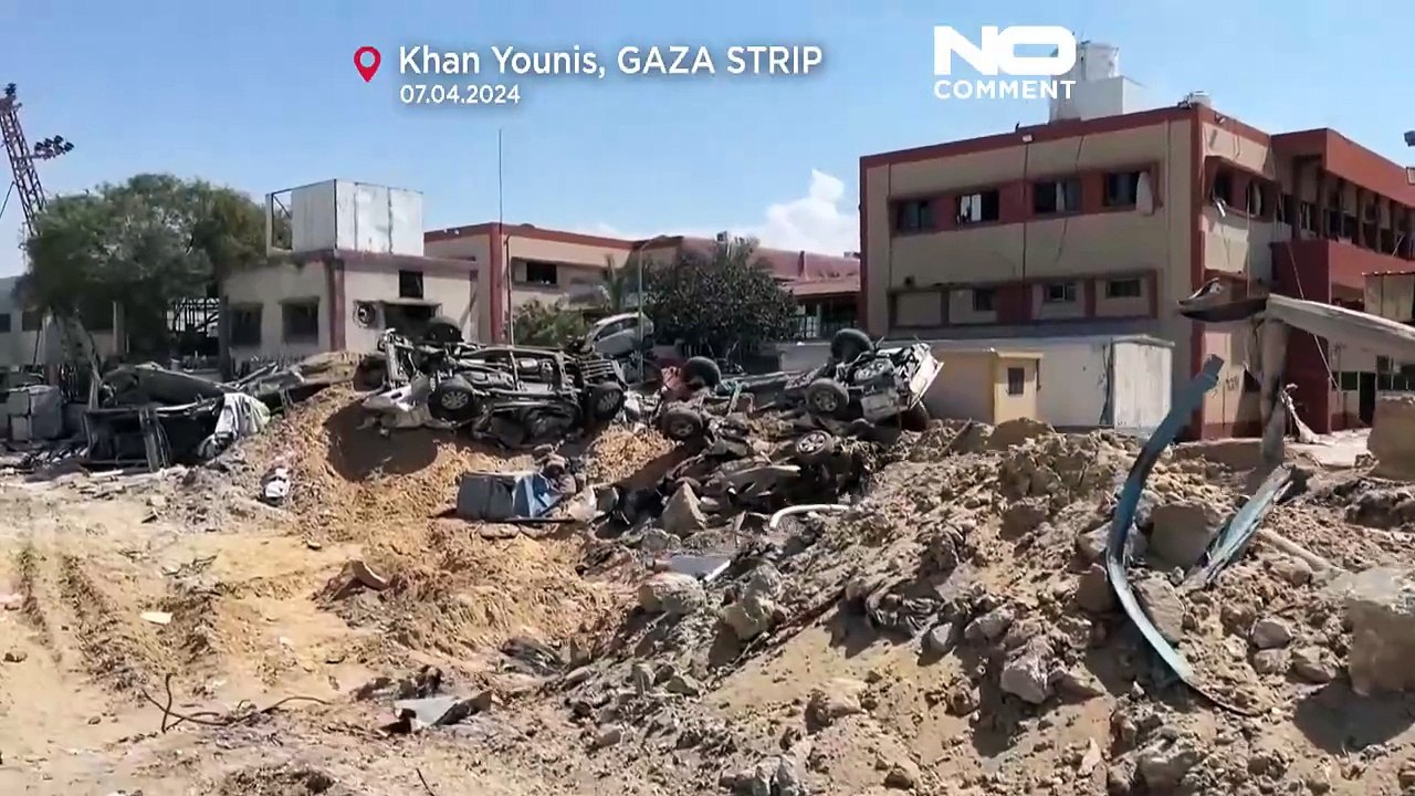 Gaza: Das ist vom Nasser-Krankenhaus in Chan Junis übrig geblieben