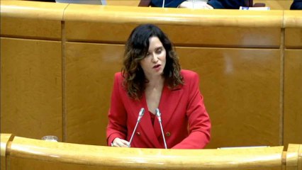 Ayuso ve en la Ley de Amnistía "un golpe contra la unidad nacional, la democracia y el Estado de derecho programado y por etapas".