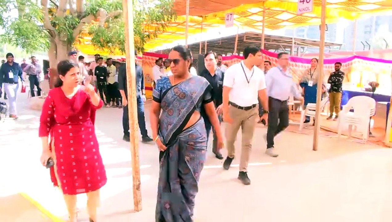 AHMEDABAD LOK SABHA ELECTIONS 2024 EVM & VVPAT ALLOTMENT BY COLLECTOR