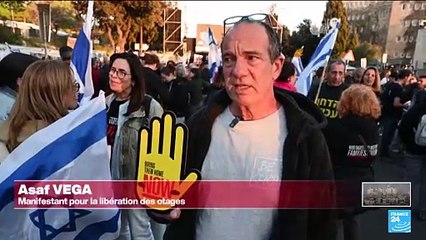 "Libérez les otages" : des milliers d'Israéliens ont manifesté devant le parlement à Jérusalem