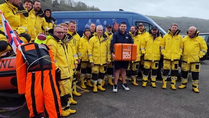 RNLI 200 scroll signing at Fowey (Credit:Fowey RNLI)