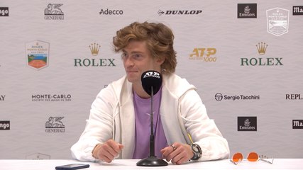 Tennis - Monte-Carlo 2024 - Andrey Rublev, tenant du titre : "Happy to be back"