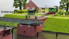 Die Drehbrücke Popens in Spur0