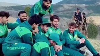 Boss Azam Khan In Kakul With Pakistani Cricket Team