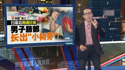 清明扫墓后突发胸痛咳嗽？男子感染霉菌性肺炎⚠️
