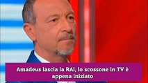 Amadeus lascia la RAI, lo scossone in TV è appena iniziato