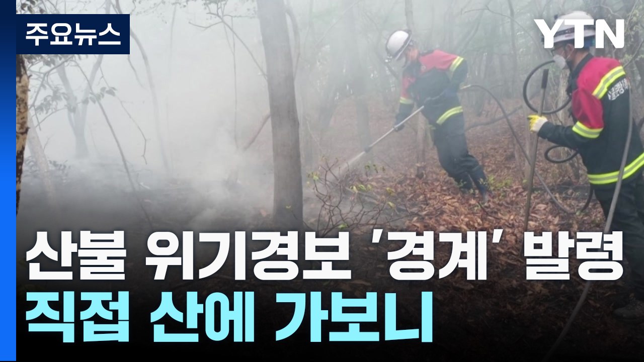 산불 위기경보 '경계' 발령...직접 산에 가보니 / YTN
