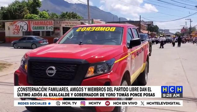 Consternación y dolor en último adiós al exalcalde José Tomás Ponce en Olanchito