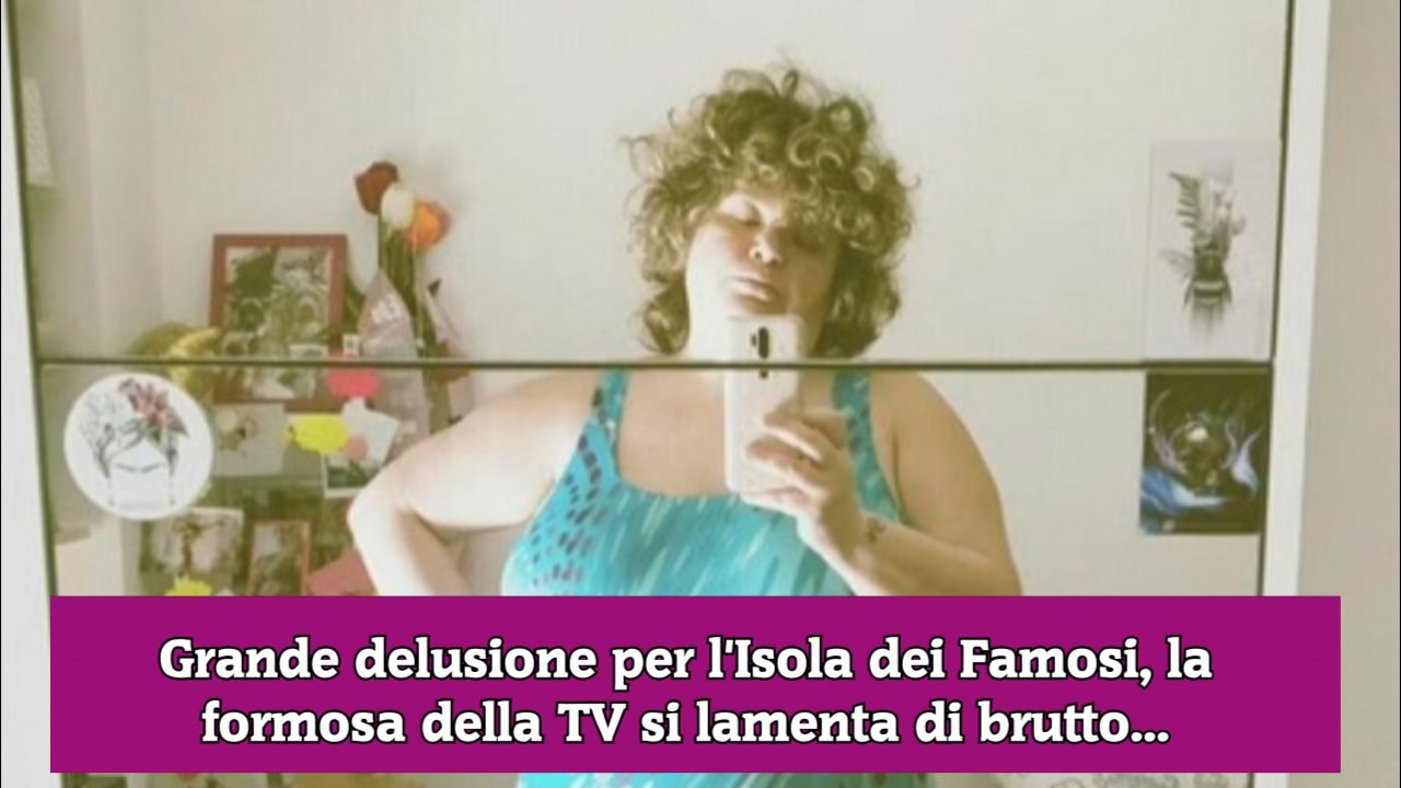 Grande delusione per l'Isola dei Famosi, la formosa della TV si lamenta di brutto...