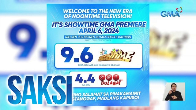 Pilot episode ng It's Showtime sa GMA, pinusuan ng madlang kapuso at panalo pa sa ratings | Saksi