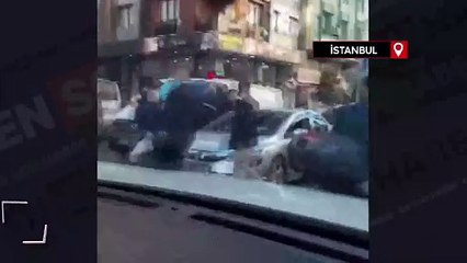 Güngören'de tartıştığı sürücüye baltayla saldırdı