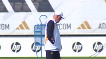 Real Madrid train ahead of UEFA Champions League quarter-final with Manchester City