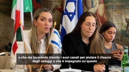 Famiglie ostaggi a Roma: "Papa ci ha detto che lavora per rilascio"