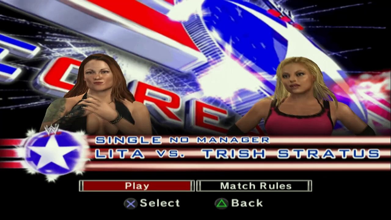Lita vs Trish Stratus Single