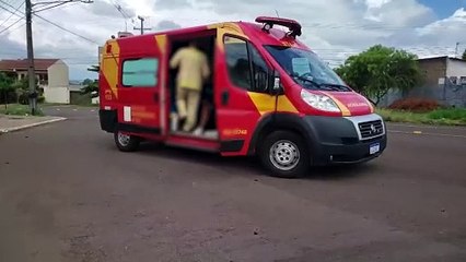 Motociclista fica ferido em acidente no Maria Luiza