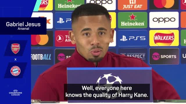 Jesus calls Bayern's Kane 'the best finisher in the world'