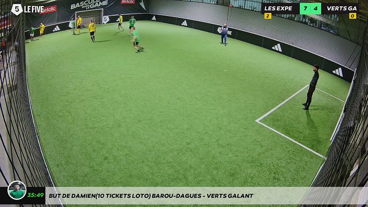 But de Damien(10 tickets LOTO) Barou-dagues - VERTS GALANT