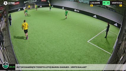 But de Damien(10 tickets LOTO) Barou-dagues - VERTS GALANT