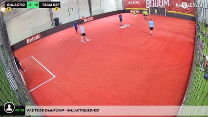 Faute de samir daif - Galactiques H23