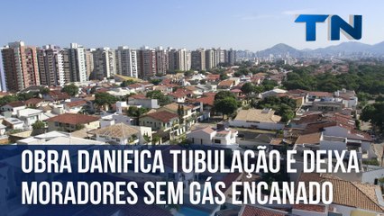 Obra danifica tubulação e deixa moradores sem gás encanado em Vitória