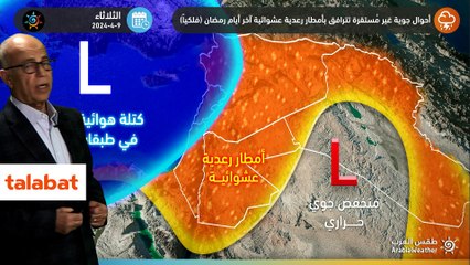 الأردن | نشرة خاصة عن تفاصيل الأحوال الجوية المتوقعة خلال فترة عيد الفطر