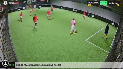 But de Franck Lamas - OLYMPIQUE PALOIS