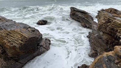 Spooner’s Cove, Los Osos, California -- Slow motion video III