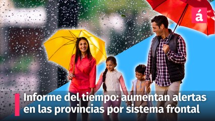 Informe del tiempo para mañana martes en la República Dominicana: aumentan las alertas por incidencia de sistema frontal