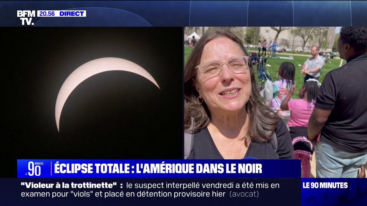 "J'ai hâte de voir la progression de l'ombre": À Washington, de nombreux habitants attendent de pouvoir observer l'éclipse solaire