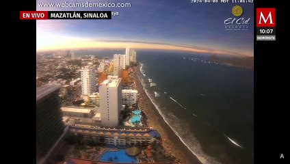 ¡Increíble eclipse solar en Mazatlán! El cielo se oscurece al máximo 🌞🌑