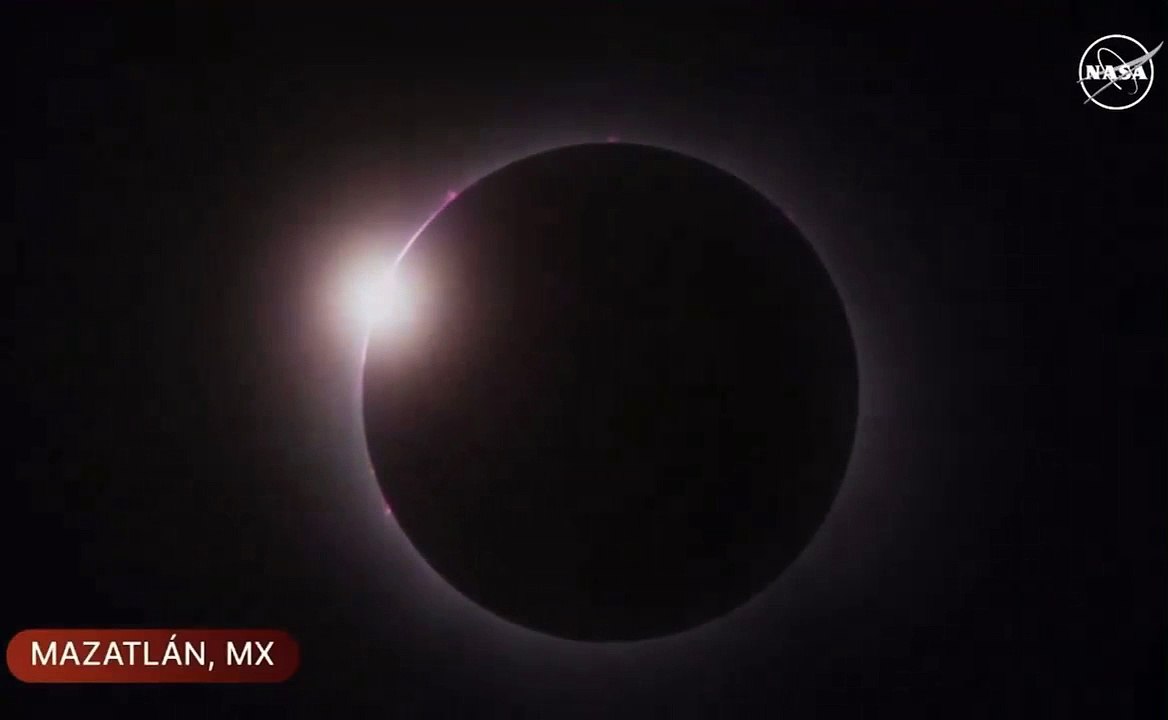 Así lució el Eclipse Solar total desde Mazatlán, Sinaloa
