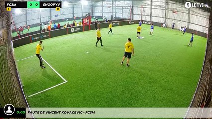 Faute de VINCENT KOVACEVIC - FC3M