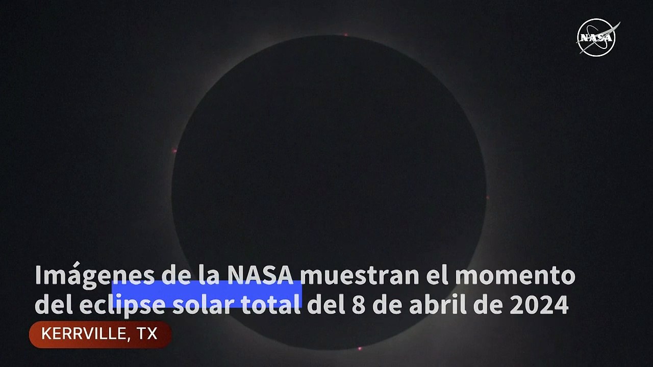 El eclipse solar total en Texas