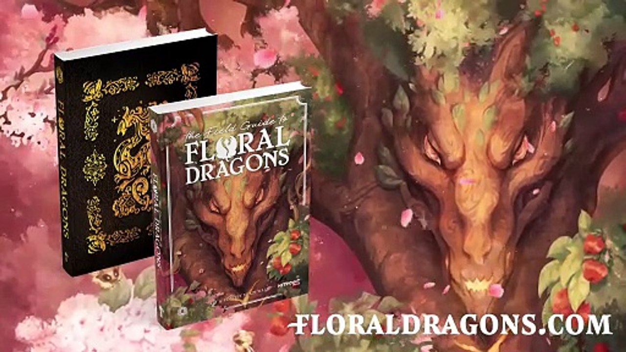 THE FIELD GUIDE TO FLORAL DRAGON - Welcome to the mysterious world of floral dragons, unusual and elusive creatures inspired by real-world plants & flowers