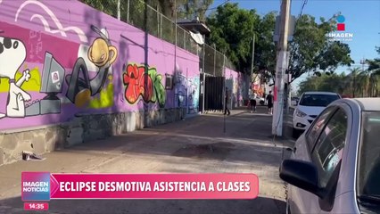 Estudiantes faltaron por ver el eclipse | #ImagenNoticiasGDL con #FabiolaAnaya