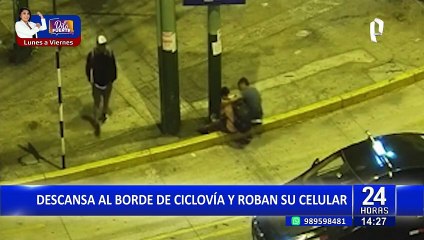 Chorrillos: Detienen a ladrón que robó a hombre que descansaba al borde de ciclovía