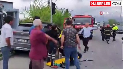 Hatay'da 3 aracın karıştığı kazada 7 kişi yaralandı