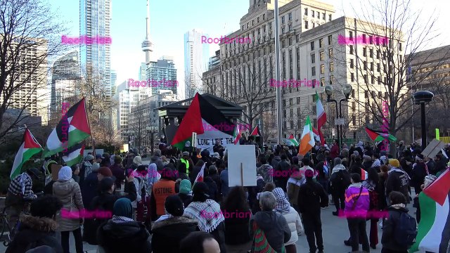 The world united against genocide in gaza - Al Quds Day - April 6th 2024 (palestinian youth group, toronto4palestine))