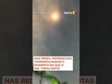 Eclipse solar: pessoas registram o fenômeno em países da América do Norte