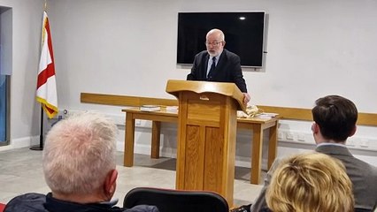 Lord Godson gives David Brewster memorial lecture 2024 News Letter