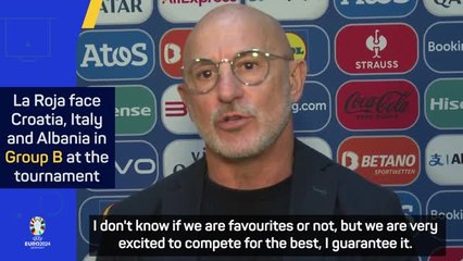 De la Fuente guarantees Spain will 'compete for the best' at Euro 2024