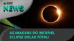 As imagens do incrível eclipse solar total! | 08/04/2024 | #OlharDigital