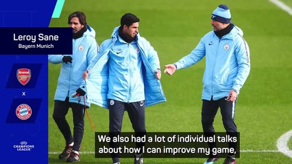 Arteta helped me improve my game - Sane