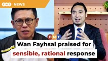 MCA man praises Wan Fayhsal’s ‘sensible’ response to shoe controversy