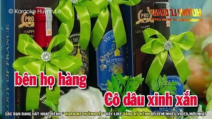 Vui Trong Ngày Cưới Karaoke Nhạc Sống SONG CA - Beat Hay Dễ Hát