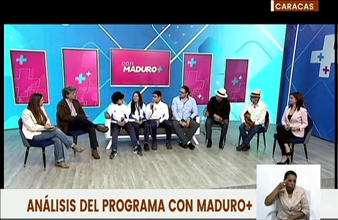 Periodistas, profesionales y estudiantes analizan importantes anuncios hechos por el Pdte. Maduro