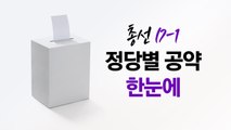 정당별 공약 ★한눈에★ [앵커리포트] / YTN