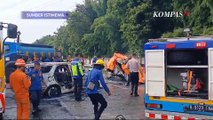 Kata Kapolri Soal Video Rekaman Detik-Detik Kecelakaan Maut di Tol Jakarta-Cikampek KM 58