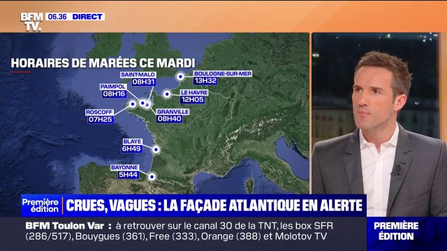 La façade atlantique exposée à de grandes marées